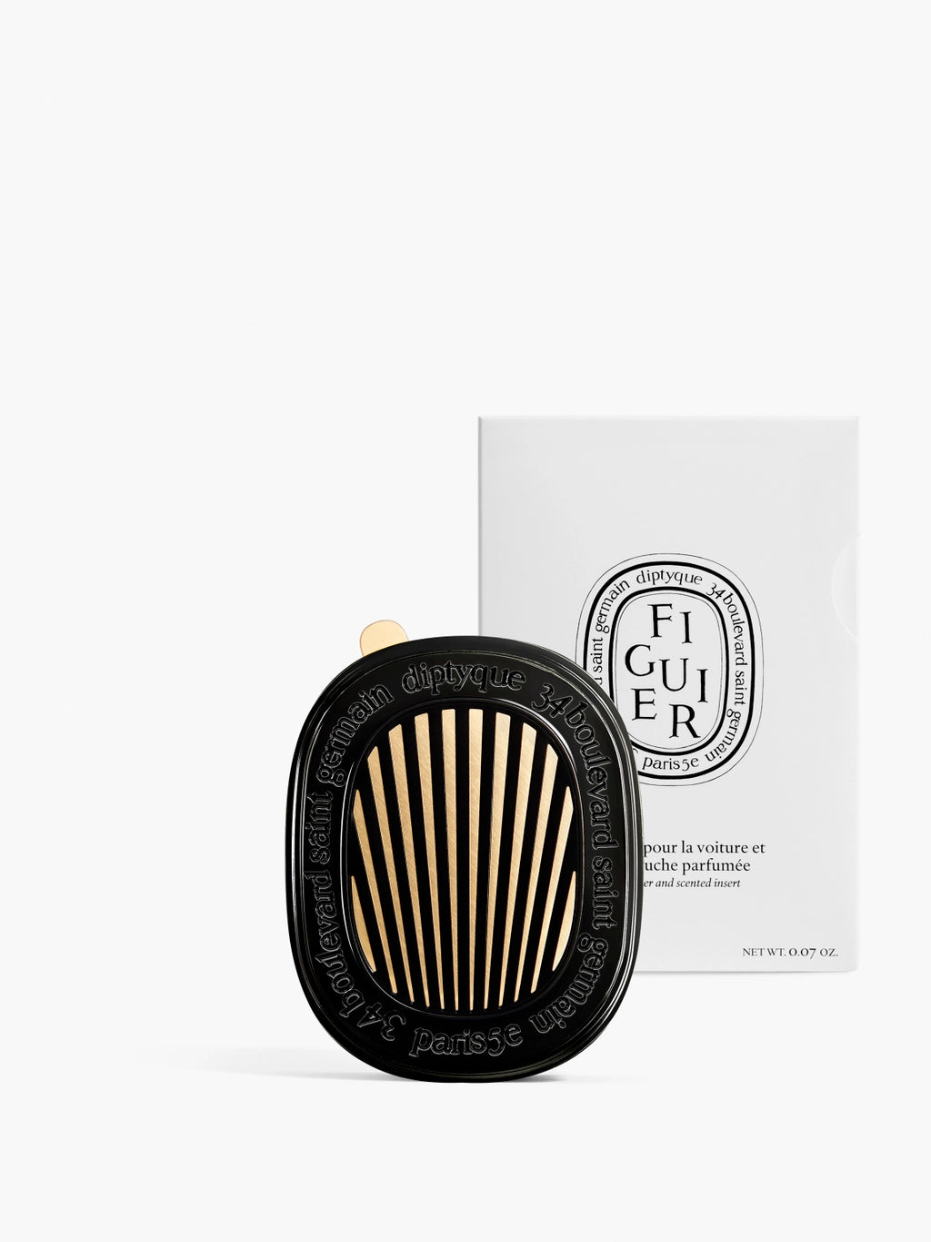 Figuier Car Diffuser and scented insert